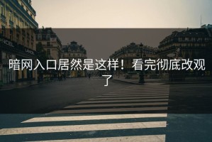 暗网入口居然是这样！看完彻底改观了