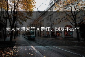 素人因暗网禁区走红，网友不敢信