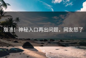 崩溃！神秘入口再出问题，网友怒了