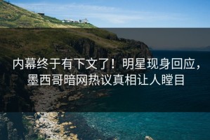 内幕终于有下文了！明星现身回应，墨西哥暗网热议真相让人瞠目