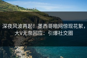 深夜风波再起！墨西哥暗网惊现花絮，大V无奈回应：引爆社交圈