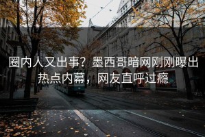 圈内人又出事？墨西哥暗网刚刚曝出热点内幕，网友直呼过瘾