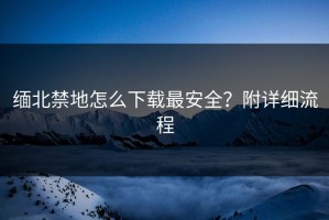 缅北禁地怎么下载最安全？附详细流程