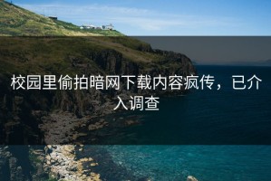 校园里偷拍暗网下载内容疯传，已介入调查