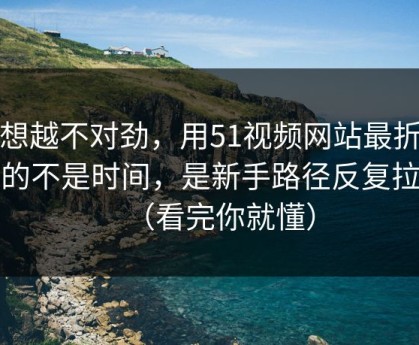 越想越不对劲，用51视频网站最折磨人的不是时间，是新手路径反复拉扯（看完你就懂）