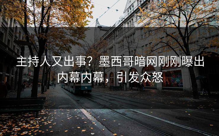 主持人又出事？墨西哥暗网刚刚曝出内幕内幕，引发众怒